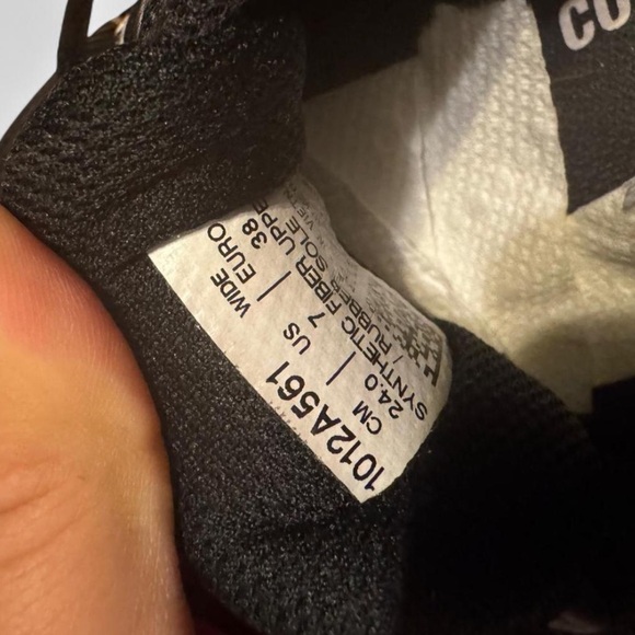 ASICS Gel excite 7 black and white trainers women’s 7 - Picture 6 of 7